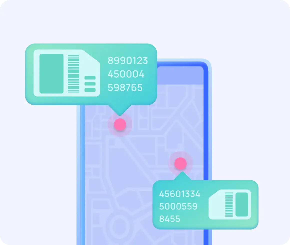 accurate sim number location