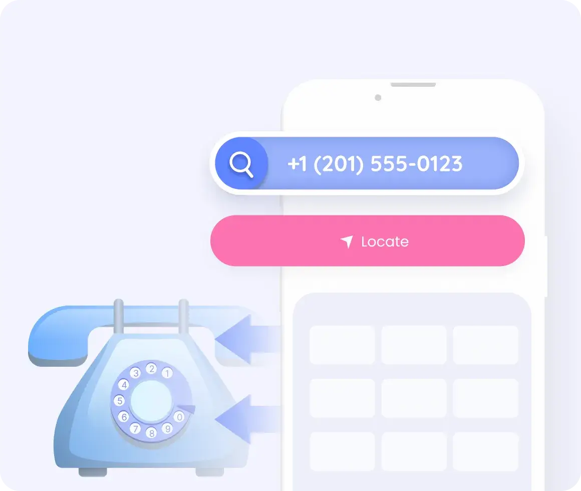 separate landline numbers from mobile numbers